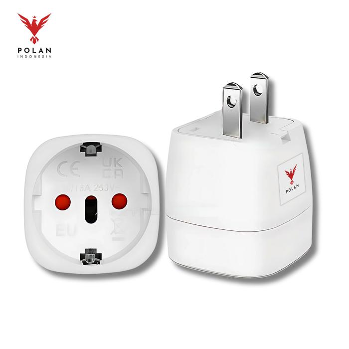 Gambar STOP KONTAK COLOKAN LISTRIK ADAPTER USA TIPE A JEPANG AMERIKA THAILAND TAIWAN KANADA - Putih dari Polan.id undefined Tokopedia