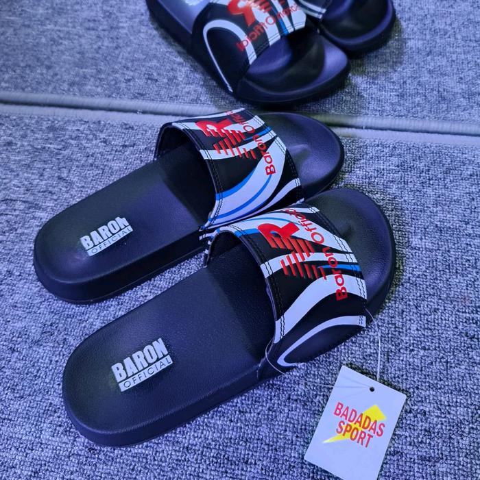 Gambar Baron Sport - Sandal Slop Pria Wanita Casual Sandal Original Premium NR - Baron NR Merah, 39 dari Yanti Shop Production undefined Tokopedia