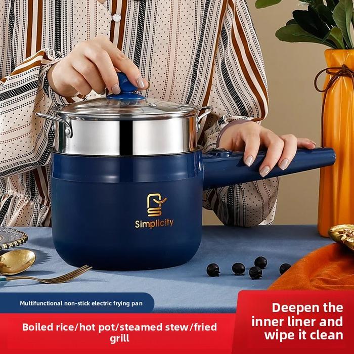 Gambar Multifunctional Mini Integrated Electric Cooking Pot Small Electric Hot Pot Home Use Appliance for 1-2 People Compact Size dari TOKOTOPI MOTIFTERRBARRRRU undefined Tokopedia