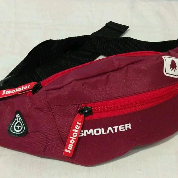 Gambar waistbag pria dan wanita/ Tas slempang cowo terbaru/tas kecil/tas murah/ bisa cod/bayar ditempat/ bayar dirumah/tas distro/wesbeg keren/tas slempang trendy 2022.real pictur - merah dari E-yuni undefined Tokopedia