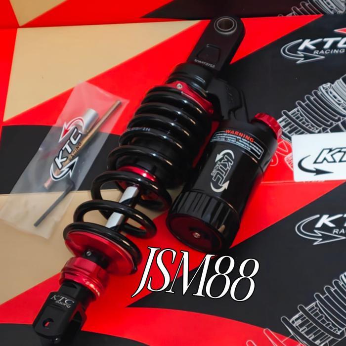 Gambar Shockbreaker KTC extreme double clik Vario Mio Scopy Fino Beat 300/325 - BLACK RED, NEW EXTREME 325 dari Ukei Mart undefined Tokopedia