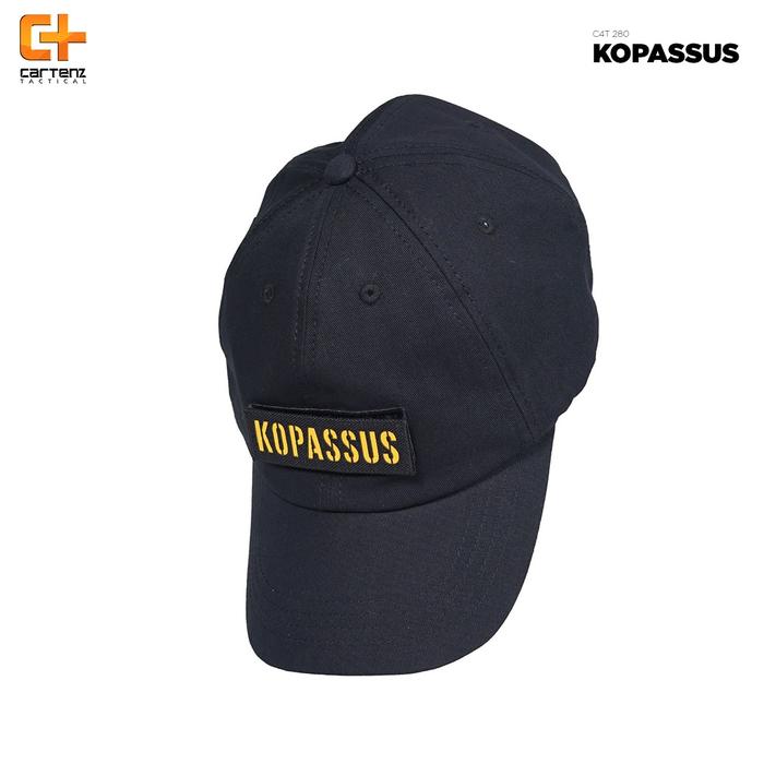 Gambar Topi Pria Cartenz Tactical Kopassus Hitam - HITAM (02) dari Cartenz Tactical undefined Tokopedia
