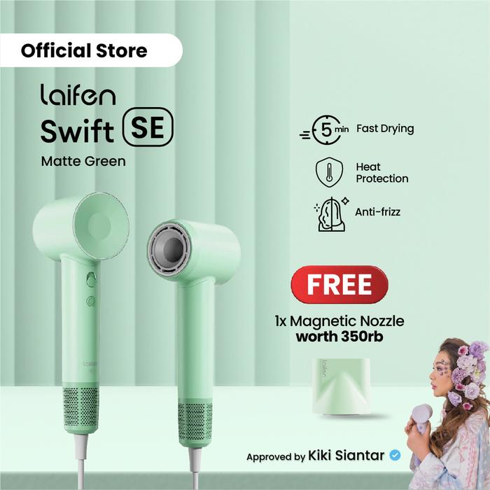 Gambar Laifen Swift SE High Speed Hair Dryer Pengering Rambut Profesional - Green dari Laifen Indonesia undefined Tokopedia
