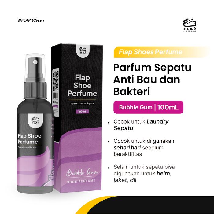 Gambar Parfum Pengharum Pewangi Anti Bakteri Sepatu Shoes Shoe Deodorant PS09 - Bubble Gum dari flapshoescare.id undefined Tokopedia