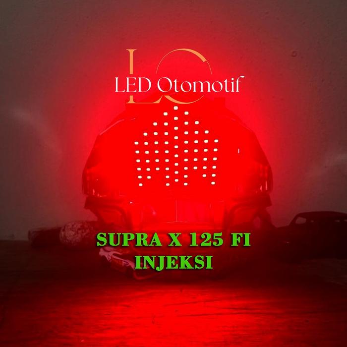 Gambar LED Otomotif STOPLAMP RUNNING SUPRA X 125 FI SUPRA X INJEKSI Lampu rem belakang running (PNP) - MODEL A, MERAH ICE BLUE dari Led Otomotif undefined Tokopedia
