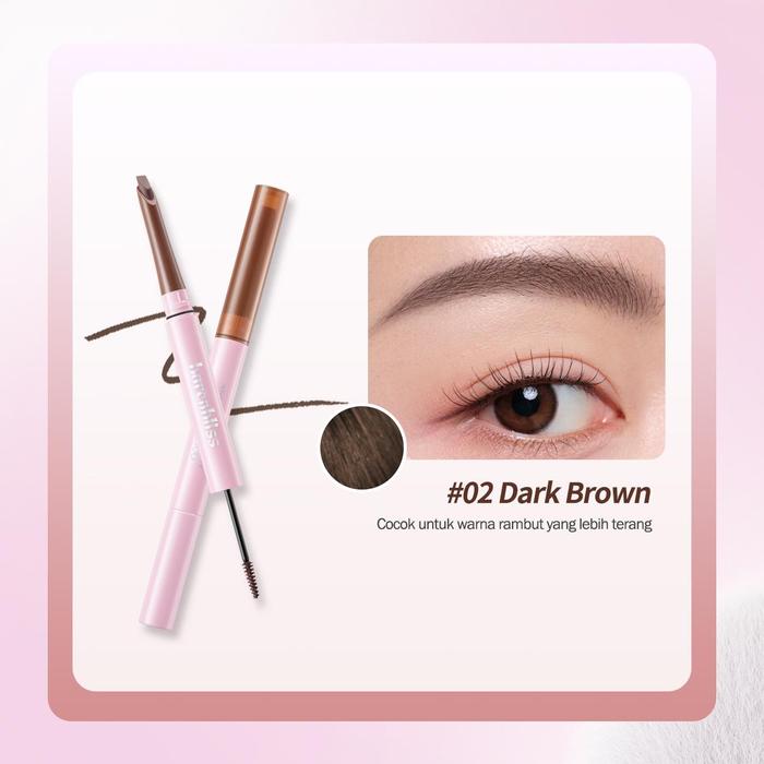 Gambar 【TOP DEAL】BNB barenbliss Make Me Plushy Eyebrow Duo | 2-in-1 Pensil Alis & Browcara, 24H Tahan Lama, Tahan Air & Noda, Formula Melembapkan  [Natural & Pigmented Brows] - Dark Brown dari barenbliss undefined Tokopedia