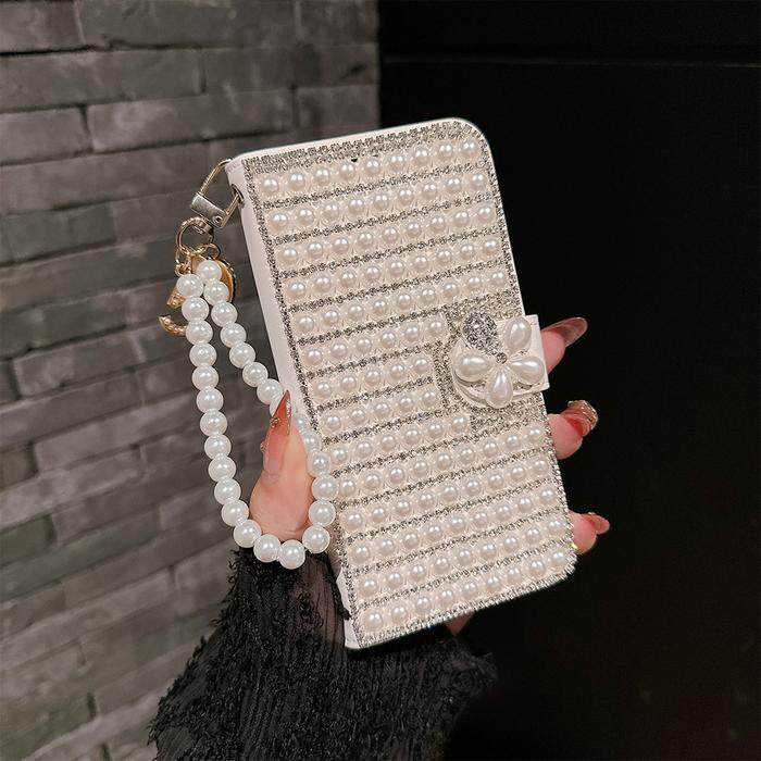 Gambar Case sesuai untuk Samsung Galaxy A07 A17 A56 A36 A26 A16 A06 A55 A35 A15 A05s A05 5G 4G A54 A34 A14 A73 A53 A52 A72 A33 A23 A13 5G 4G SoftCase kasing dengan Slot Kartu Kulit Buatan Mutiara Pelindung Case Full Cover Santi jatuh casing ponsel dengan Gelang - Full Pearl, A07 dari AENO Choice undefined Tokopedia