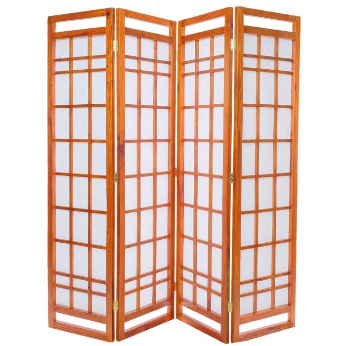Gambar SHOJI 160 - 4 Panel Handle Partisi Japanese Pembatas Ruangan Lipat Sekat Sketsel - 4P Natural dari Tatami Indonesia Kab. Sidoarjo Tokopedia