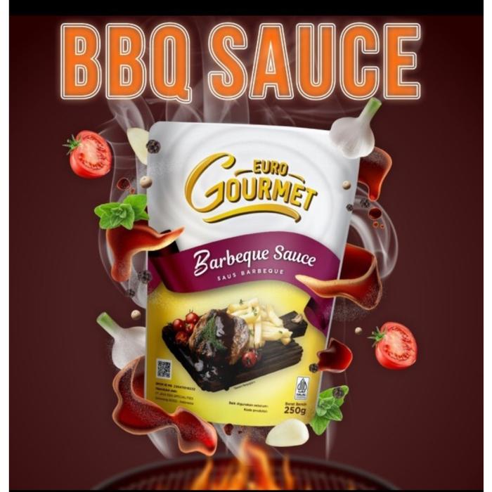 Gambar Euro Gourmet Saos Saus Tomat Keju Chili Cheese Barbeque Extra Pedas Mayones Halal BPOM - Barbeque 250gr dari King Fatih Shop undefined Tokopedia