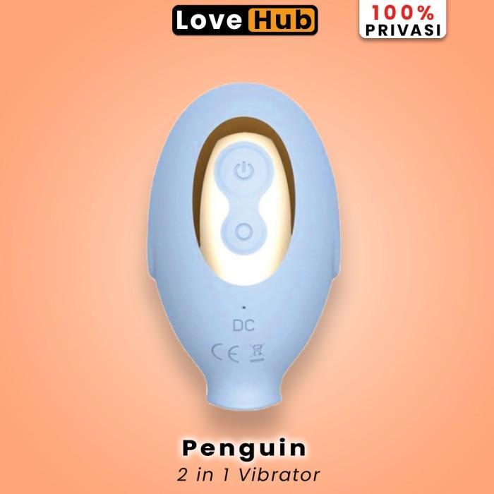 Gambar SALE!!!!!!!!! Penguin Sucking and Licking Vibrator 2 in 1 by Lilo - Biru Muda dari GROSIR TERBARU undefined Tokopedia