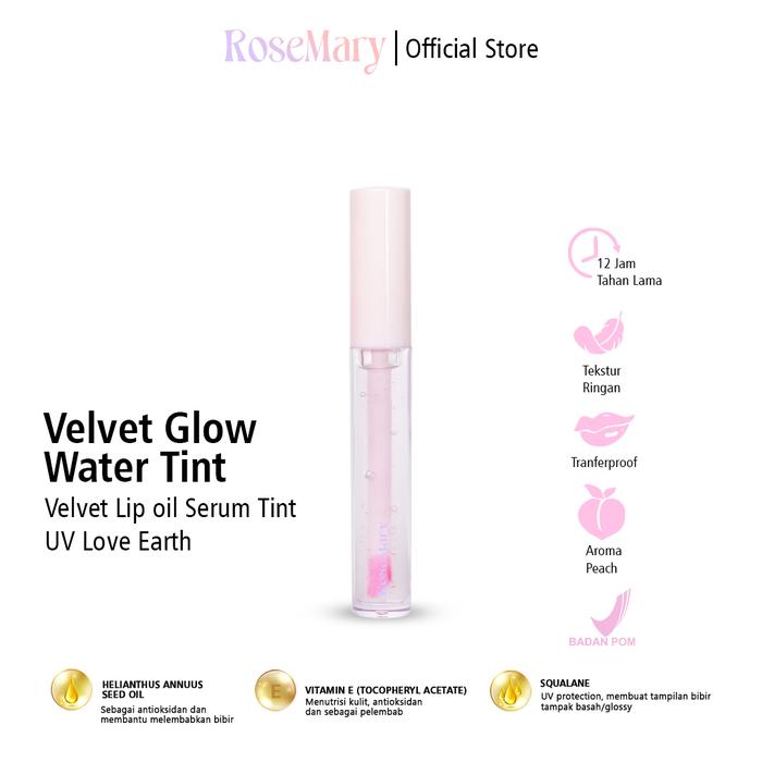 Gambar Rosemary Velvet Lip Oil Serum Tint UV Love 3ml/Pelembab Bibir Vitamin Pemerah - Rosemary Lip Oil dari Tokoserba serbu undefined Tokopedia