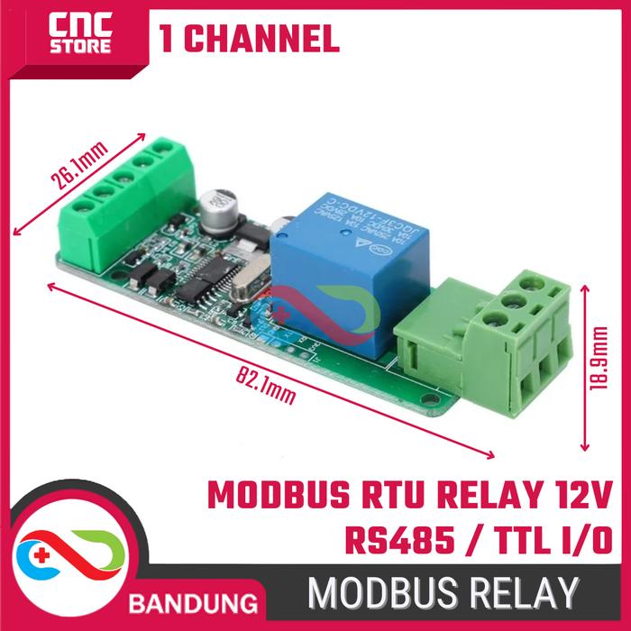 Gambar Modbus RTU Relay Board 12V – Modul Relay RS485 TTL 1Channel 2Channel 4Channel Komunikasi Input Output - 1 Channel dari CNC STORE BANDUNG undefined Tokopedia