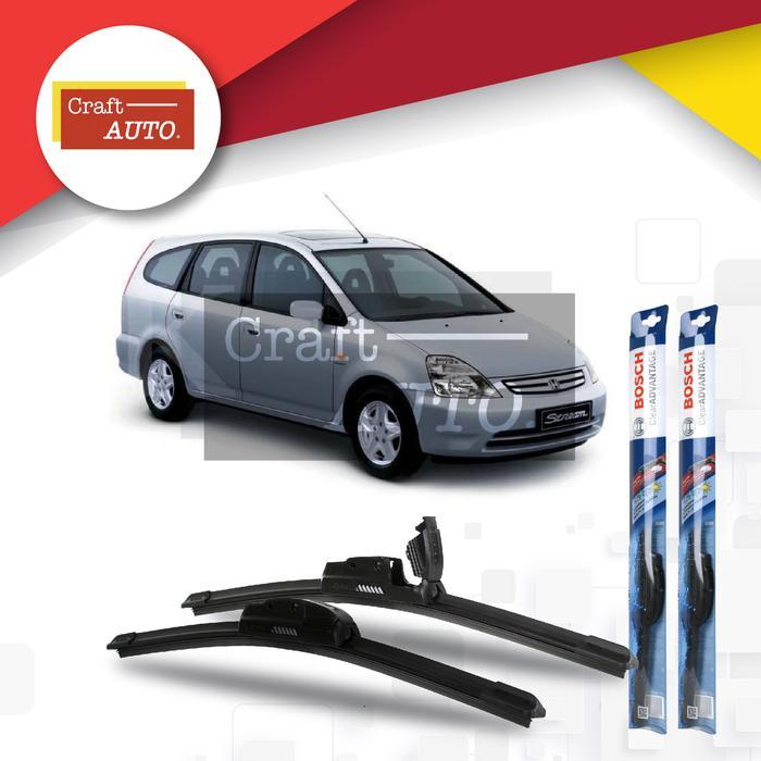 Gambar WIPER MOBIL FRAMELESS HONDA STREAM UKURAN 24" & 14" SEPASANG (2PCS) BOSCH CLEAR ADVANTAGE - NEWBCA24.NEWBCA14, Standar dari camaraa shop undefined Tokopedia