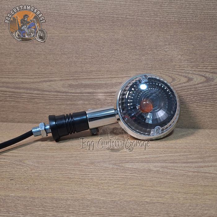Gambar Lampu sein Klasik Sr400 Bulat Universal . Lampu sen bulat motor custom British . Tracker . W175 . CB - Kaca Clear dari Bgg Custom Garage undefined Tokopedia