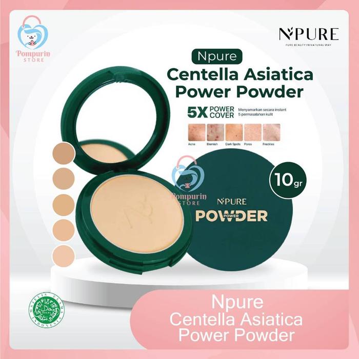 Gambar Npure Centella Asiatica Power Powder 10gr - Compact Powder Bedak Padat Bedak Npure Centella dari GROSIRR PURWAN RENCANGANNN undefined Tokopedia