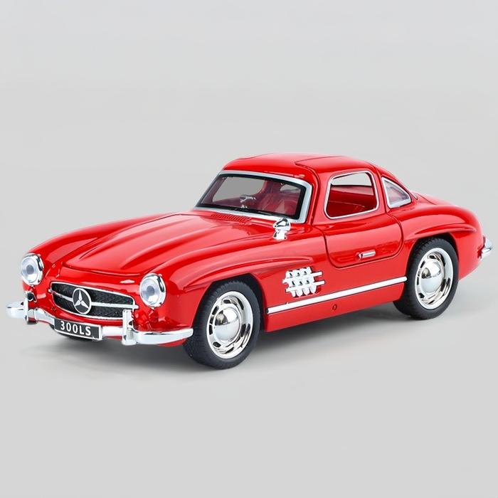 Gambar GEMBIRA TOYS Mobil Mainan 1:32 Mercedes-Benz 300SL Diecast Alloy Classic Car, Lampu Suara, Pull Back, Pintu Buka 4 Sisi - Red dari GEMBIRA TOYS Mall Kab. Tangerang Tokopedia