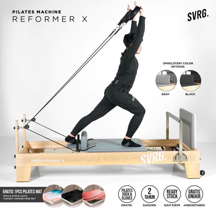Gambar Pilates Reformer X Fordable - Maple Wood - SVRG - Alat Gym - Alat Pilates - Spesifikasi dari remioremy undefined Tokopedia
