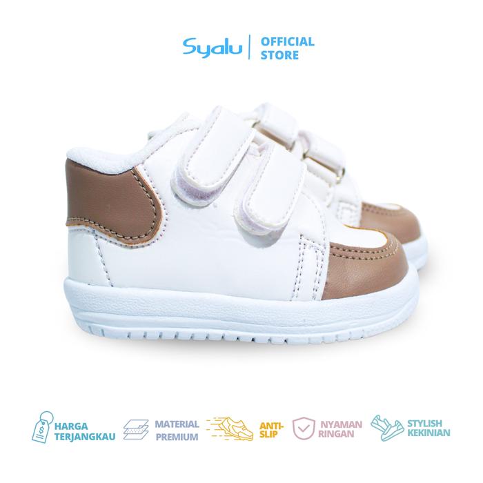 Gambar Sepatu Sneakers Anak Bayi 1-2 tahun BEST SELLER JOSE Perempuan Kaki Bayi - CREAM, 22 dari syalu undefined Tokopedia