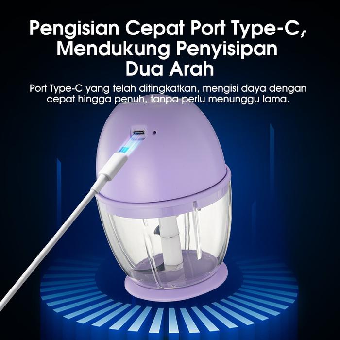 Gambar [SAMONOxINDAHPUTRI] BUNDLING Samono 250 ml Portable Mini Food Processor + Pompa Air Minum Galon Elektrik [SW-L4+SW-EWP02] - SW-L4 PURPLE+SW-EWP02 PURPLE dari Samono Indonesia undefined Tokopedia