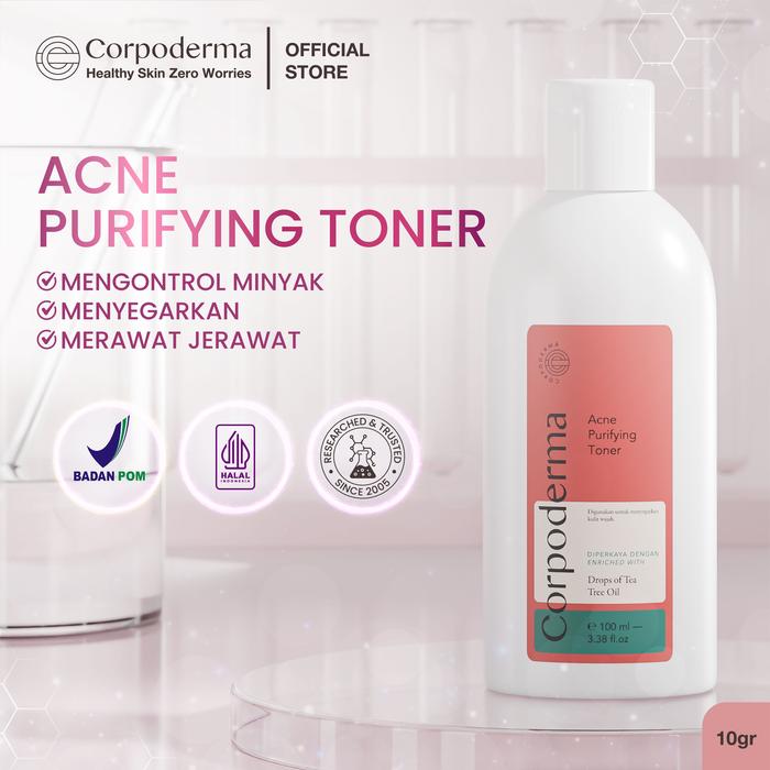 Gambar Corpoderma Acne Purifying Toner dari Corpoderma Skin undefined Tokopedia