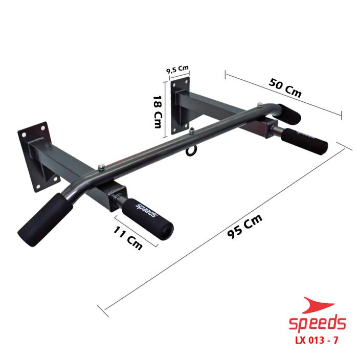 Gambar SPEEDS Pull Up Bar Iron Gym Olahraga Chin Up Bar Door Pull Up Alat Fitness Outdoor 013-7 - 7 PULL.UP dari Calary Toys undefined Tokopedia