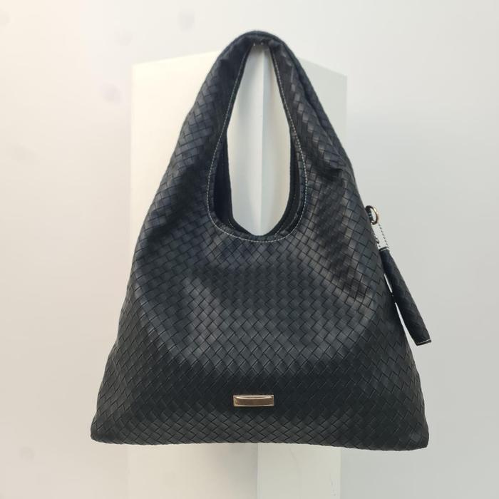 Gambar NALALA Tas Kulit Tote Bag Wanita Kekinian Kode Leona - Hitam  dari Nalala Collection undefined Tokopedia