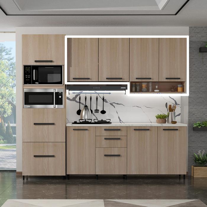 Gambar IDEA Queens - Kitchen Set Kayu Rak Dapur Lemari Kabinet Dapur Modern Minimalis - Queens Atas dari Idea Furniture & Home Living undefined Tokopedia