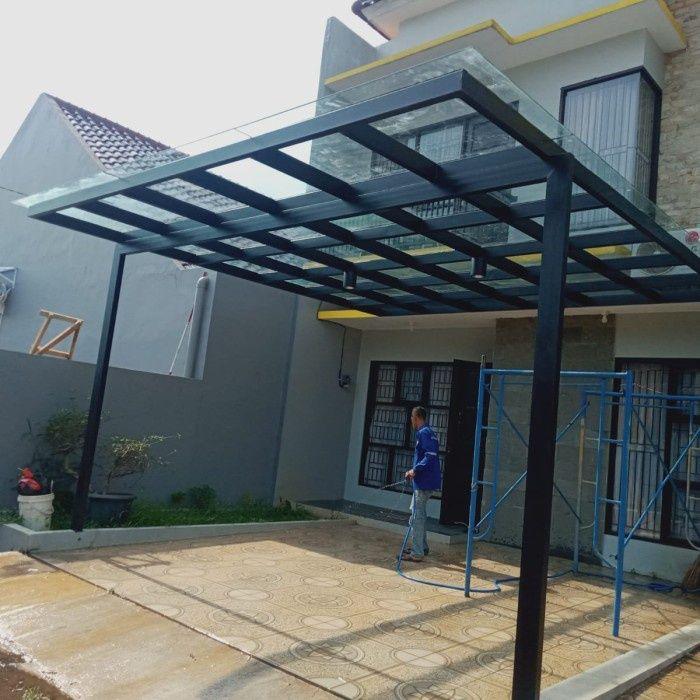 Gambar KANOPI KACA TEMPERED GLASS MEWAH dari Yudis Kanopi undefined Tokopedia