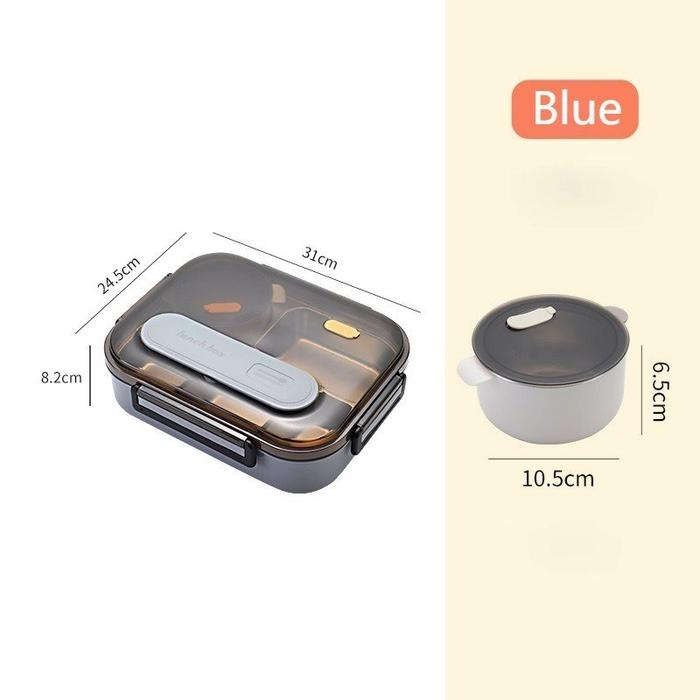 Promo Lunch Box Kotak Makan Kotak Bekal Berkualitas Stainless Steel Set ...