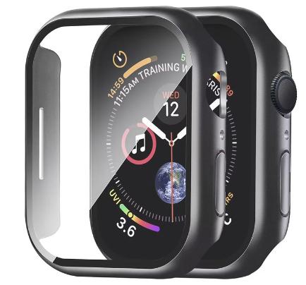 Jual Apple watch Case Built in Tempered Glass Screen Protector