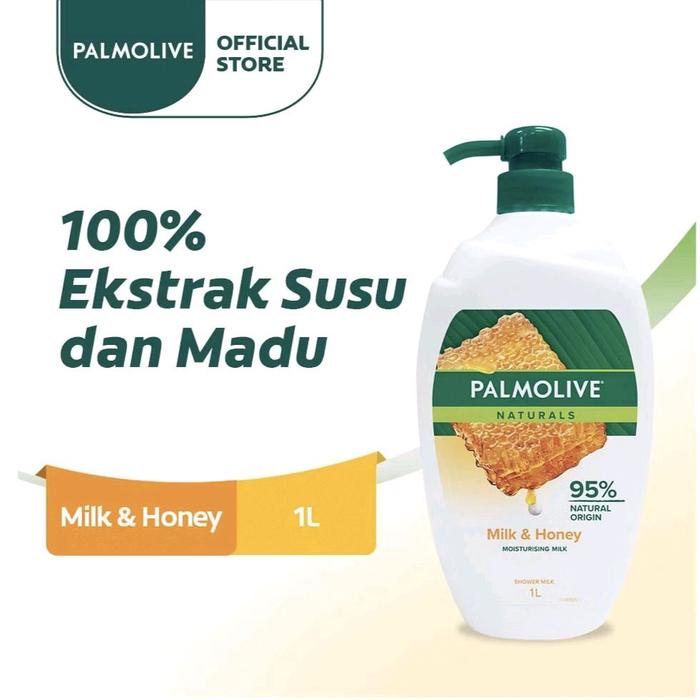 Gambar PALMOLIVE BODY WASH 1 LITER/PALMOLIVE SABUN CAIR 1 LITER - MILK & HONEY dari Toko maknya77 undefined Tokopedia