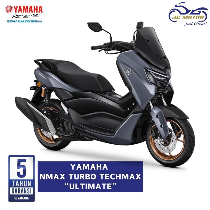 Gambar Yamaha NMAX TURBO TECHMAX ULTIMATE - Ceramic Grey, BANDUNG-SMI-CJR (2026) dari Yamaha Jabar Official undefined Tokopedia