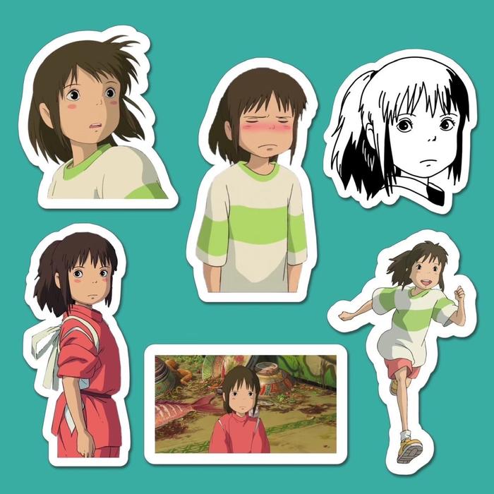 Gambar Sticker Anime Spirited away anime ghibli chihiro haku - Chihiro dari Delita id undefined Tokopedia