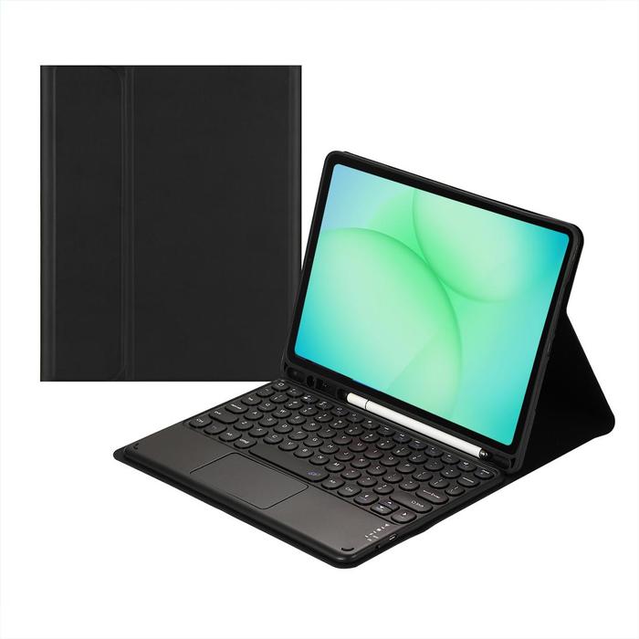 Gambar Case Keyboard Touchpad for Samsung Galaxy Tab A11+ A11 Plus 11 Inch 2025 WiFi 5G LTE SM-X310 SM-X315 SM-X236 Casing Cover Flipcase Bluetooth Wireless Mouse Slot Pen Wireless Flip Standing Bookcover Softcase Tablet - Hitam dari Peppertech Kab. Kudus Tokopedia