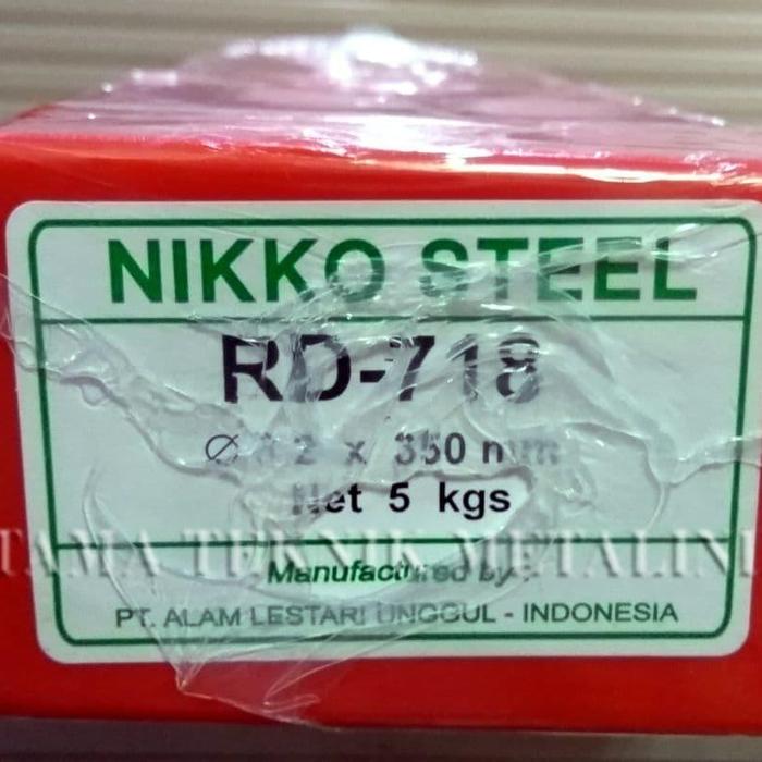 Gambar Kawat Las NIKKO STEEL RD-718 Diameter 3,2mm - AWS E 7018 dari UTAMA TEKINDO MANDIRI undefined Tokopedia