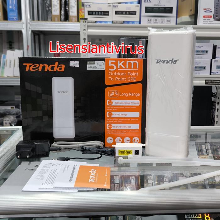 Gambar Router Extender Tenda O3 Wifi Extender Outdoor Point To Point CPE 5km dari Lisensiantivirus undefined Tokopedia