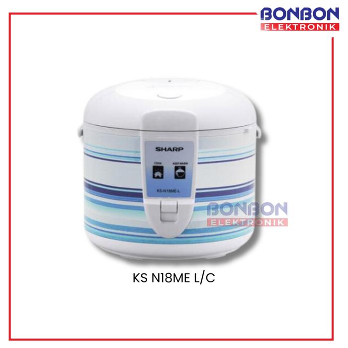 Gambar Sharp Rice Cooker 1.8 Liter KS-N18ME-L/C / 3 in 1 Magic Com KS-N18ME - Blue dari Bonbon Elektronik_NEW undefined Tokopedia