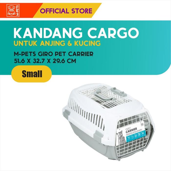 Gambar M-Pets Giro Pet Carrier Size Small / Kandang Anjing Kucing Kelinci - Grey dari M-Pets Volk Pets Indonesia undefined Tokopedia