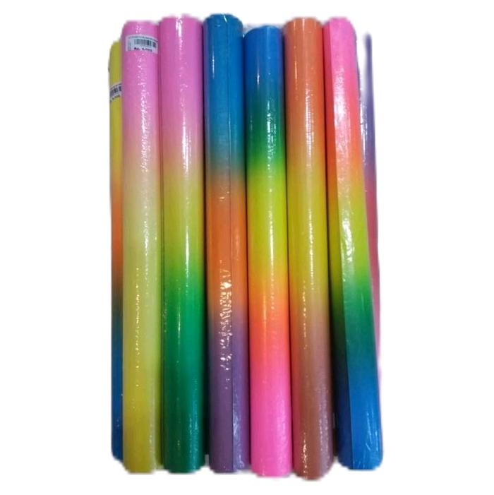 Gambar (1Roll)Kertas Asturo Pelangi Gradasi isi 10 Lembar Kertas Kerajinan 40×60 Cm dari Atk Sae undefined Tokopedia