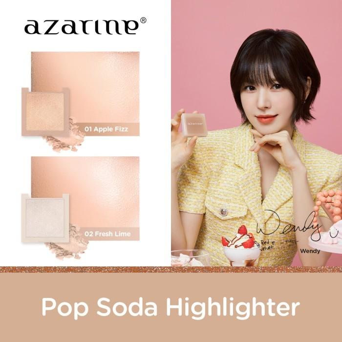 Gambar AZARINE Pop The Soda! Highlighter 3gr |Glitter Azarine x Red Velvet - 02 Fresh Lime dari AILIN KOSMETIK undefined 4 Tokopedia