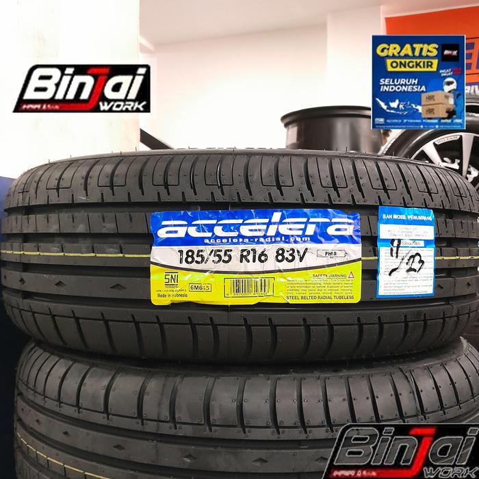 Gambar ACCELERA Ban Mobil PHI-R 185/55 R16 Berkualitas Ring 16 Murah Awet dengan Gratis Ongkir & Spooring 3D 100k - BAN 1 PCS dari TOKOVELGHSRCINERE undefined Tokopedia