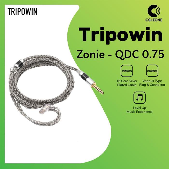 Gambar Tripowin Zonie 16 Core Upgraded Silver Plated Cable - QDC, 2.5mm dari CSI-ZONE undefined Tokopedia