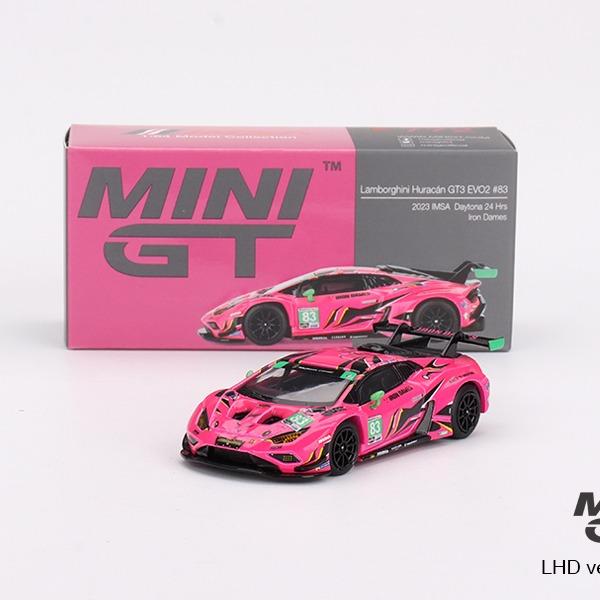 Gambar MiniGT 1/64 - 772 Lamborghini Huracan GT3 EVO2 #83 Iron Dames - 776 BMW M3 M Performance Touring Alpine White - 795 Bugatti Vision Gran Turismo Black - 803 Lamborghini Aventador SVJ 63 Roadster Nero Aldebaran - Diecast Mobil Mainan Miniatur MGT - 772 Lamborghini Huracan dari GMG-Hobbies undefined Tokopedia