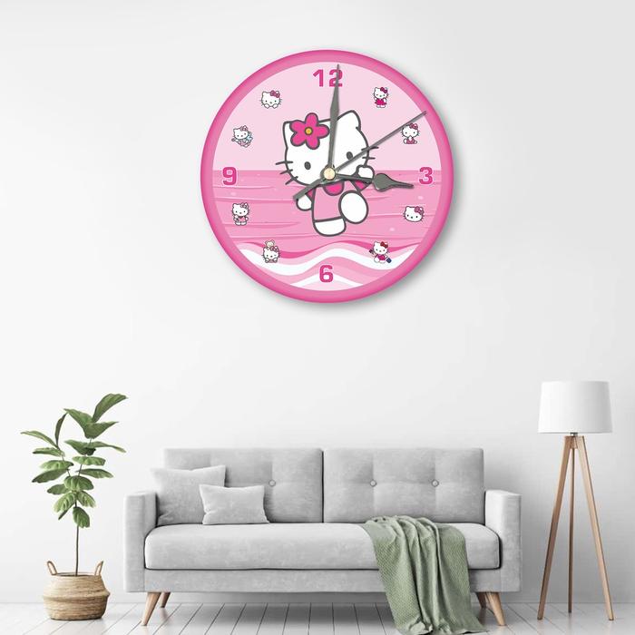 Gambar Jam Dinding Besar Karakter Hello Kitty Jumbo / Hiasan Kamar Anak Karakter - jam bulat 30cm dari zirriwk undefined Tokopedia