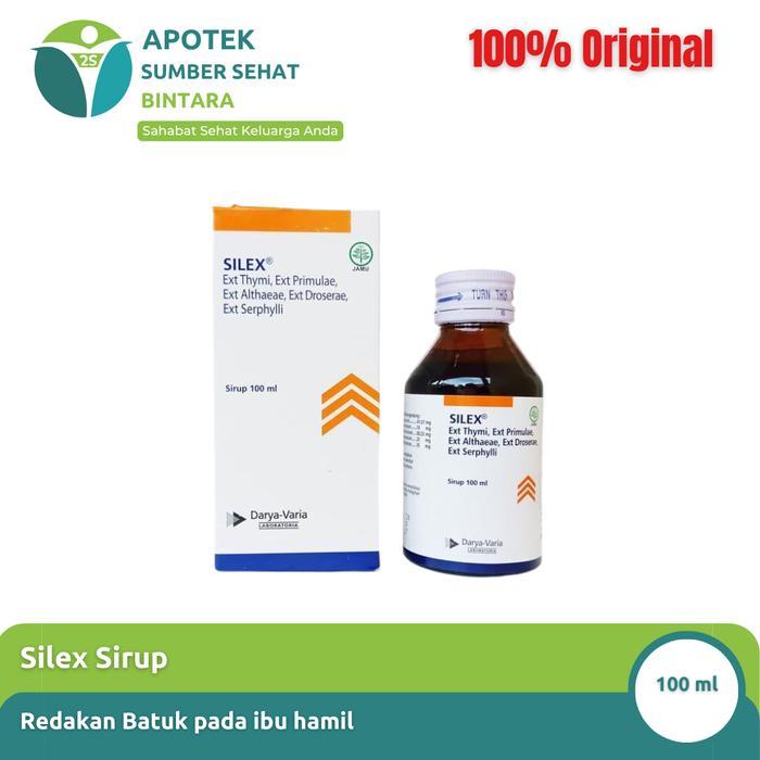 Gambar Silex Sirup 100 ml – Sirup Batuk Herbal Aman untuk Ibu Hamil & Menyusui - Silex Sirup 100 ml dari KlikMurah Store undefined Tokopedia