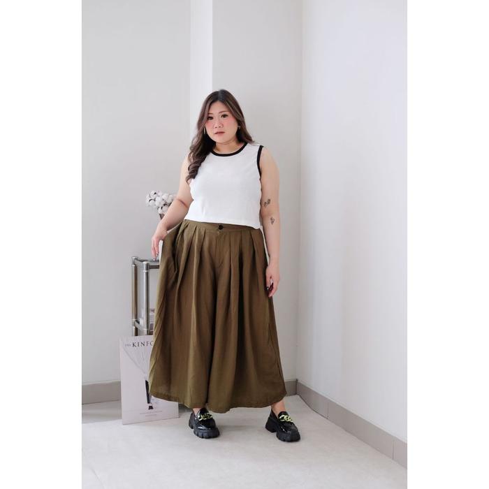 Gambar Bigwell Della Kulot Celana Wanita Bigsize Bawahan Wanita Diskon Promo - Della Kulot Army dari Sajian Manja undefined Tokopedia