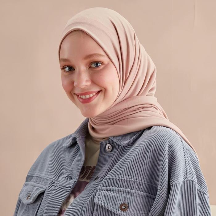 Gambar NEW!! Turkish Shawl Ecosoft Rayon Modal TENCEL™/Pashmina Turki Rayon Modal TENCEL™ - Dessert pink, Standar dari datinal shop undefined Tokopedia