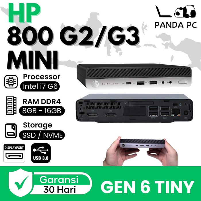 Jual PC Mini HP EliteDesk / ProDesk Micro Tiny Core i3 / i5 / i7 - 800 ...