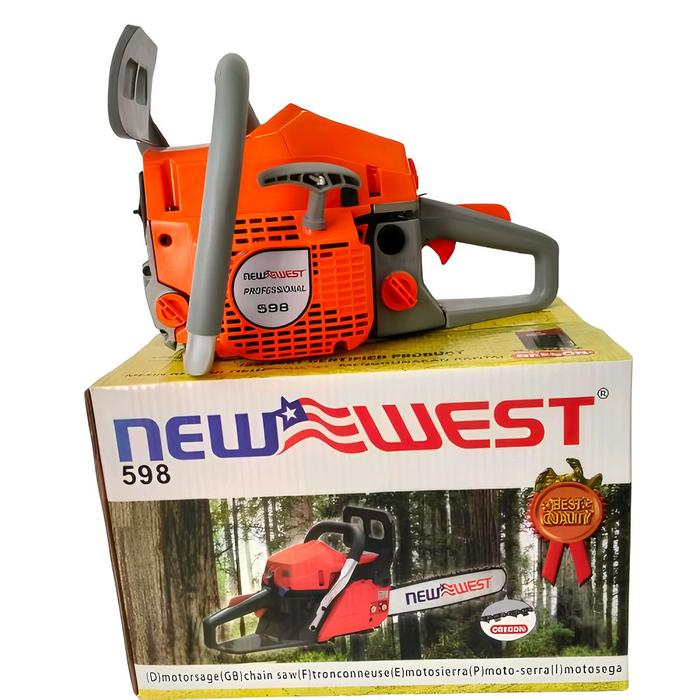 Gambar TERMURAH!!! CHAINSAW / SENSO 598 NEW WEST MESIN GERGAJI KAYU BAR 22 INCH NEW WEST ORIGINAL dari Go Teknik Diesel undefined Tokopedia