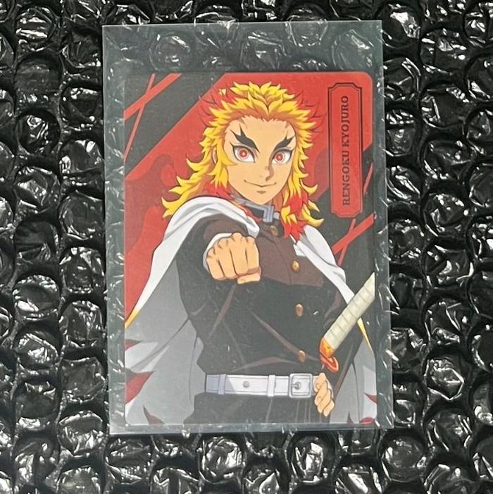 Gambar Kartu Card Demon Slayer X Family Mart Terlengkap Ready Stock Photocard Collectible Card Familymart Demonslayer - Card Kyojuro Rengoku dari Ulala Chan undefined Tokopedia